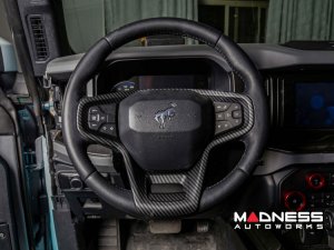 Ford Bronco Steering Wheel Trim - Carbon Fiber